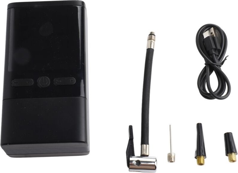 Ineasicer - Tragbarer Luftkompressor, 4000 mAh, kabelloser Autoreifenfüller, Minipumpe mit LED-Licht, Digitalanzeige und...