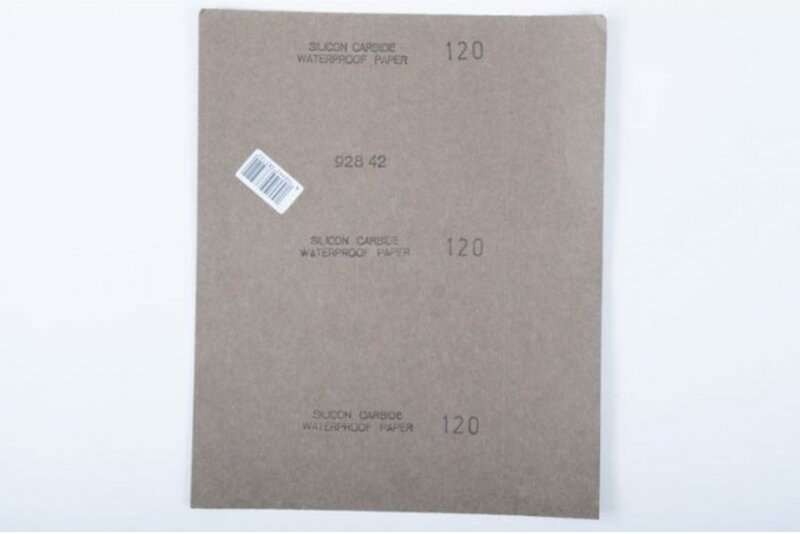 50 Blatt Schleifpapier versch. Körnung 280x230 cm - 120-Silikon Wasserschleifpapier