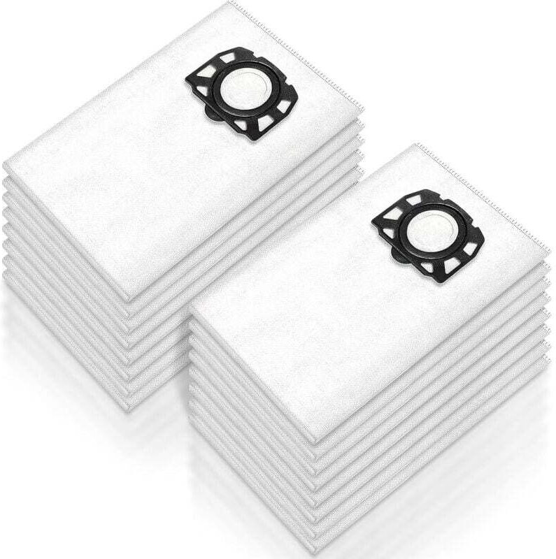 KFI 357 16er-Pack Staubsaugerbeutel für Kärcher WD2 Plus / WD3 / WD3 Akku / SE 4001 / SE 4002 / KWD1-3 / WD3.200 – Extre...