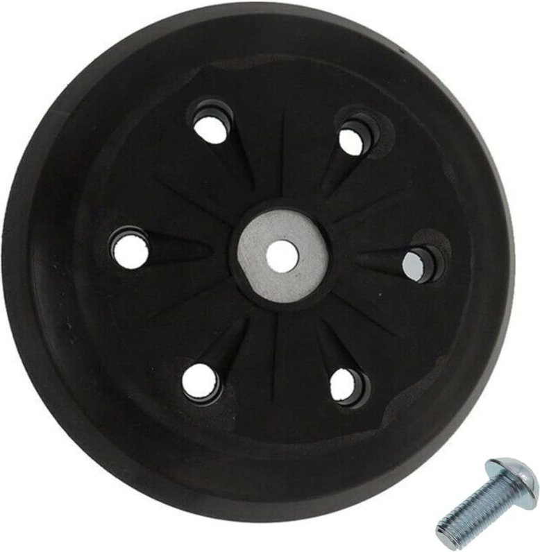 Schleifteller 150mm Klett, 6 Staubabsauglöchern, Kompatibel mit Bosch Schleifer GWS 14-150 CI GWS 14-150, Kompatibel mit...