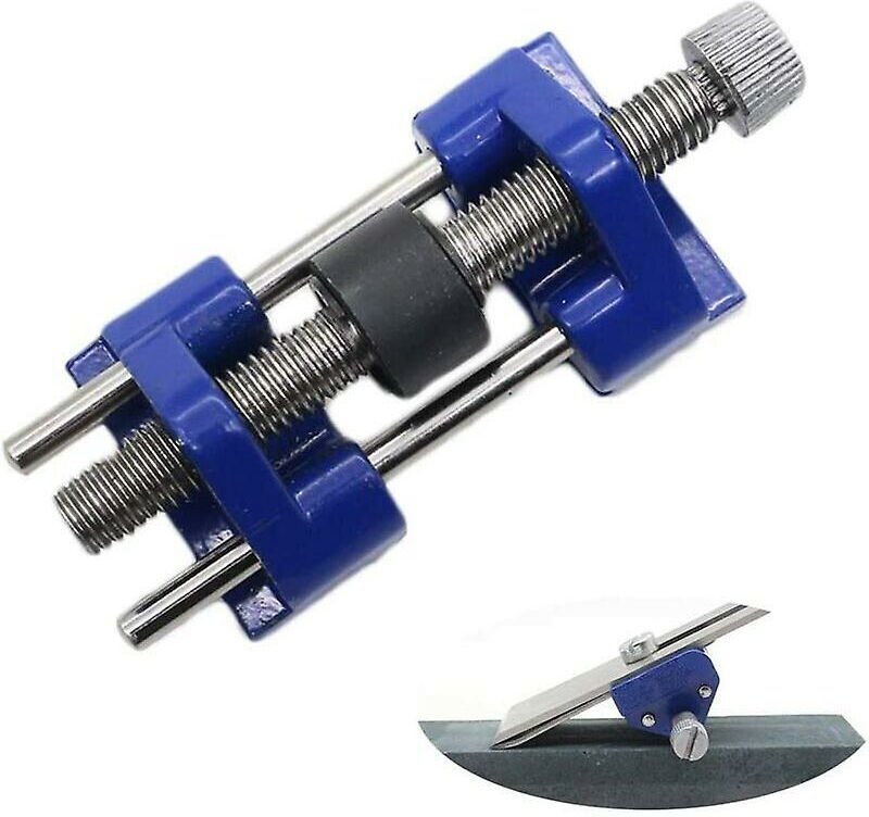 Schleifführung mit Messingrolle, seitlicher Edelstahlklemme mit festem Winkel – mit Messingrolle für Holzmeißel, Hobelme...