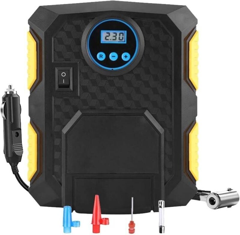 Vtizikl Compresseur d'air Portatif 12V 150PSI Gonfleur de Pneu de Voiture Gonfleur Electrique avec Rechargeable d'Allume...