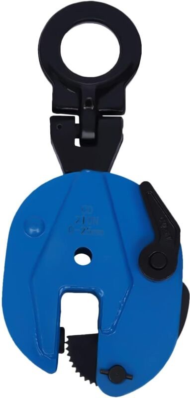 Vertikale Plattenklemme, Hebeklemme Kapazität 2 Tonnen Industrielle Hebeklemme aus Stahlplatte 0-25 mm Klemme zum Heben ...