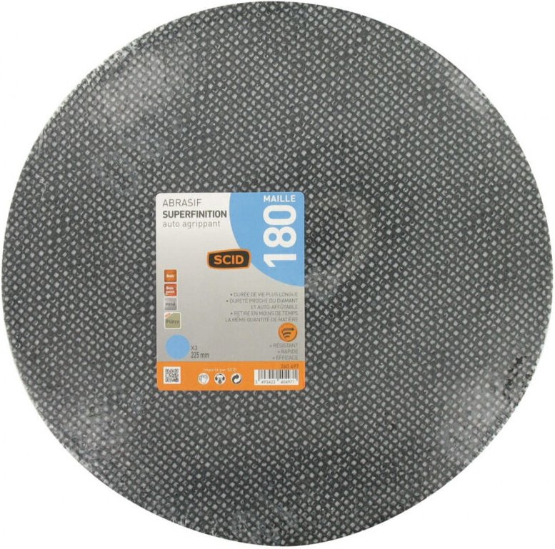 Auto-Klettscheibe Ø 225 mm 180 3