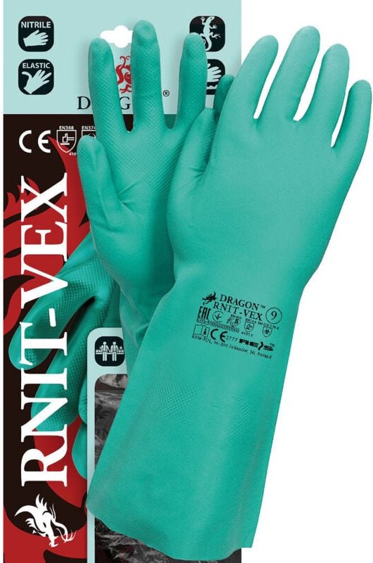 Gummihandschuhe aus Nitril-Kautschuk, rissbeständig 10