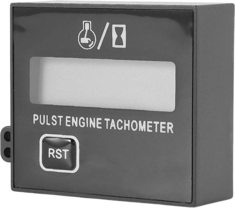Neuer Benzin-Digital-Motortachometer Induktiver Impulstachometer Wasserdicht mit Batterie für KettensäGenmäHer 2/4 Hub