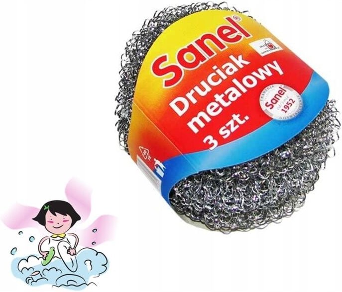 Metallreinigungsbürsten 3 Stück SANEL