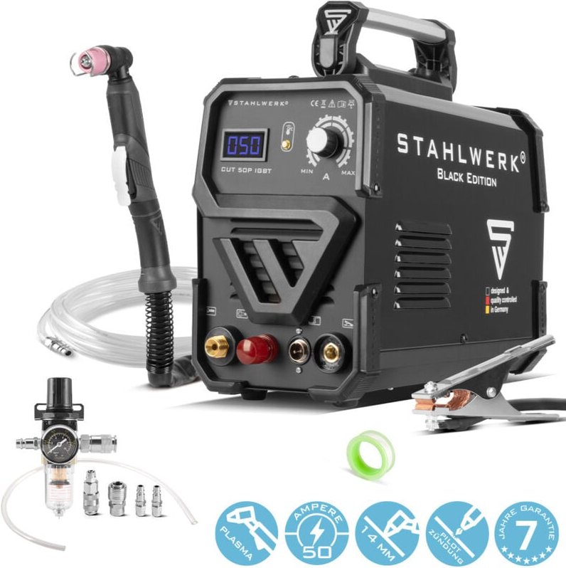 Stahlwerk - Plasmaschneidegerät cut 50 Pilot igbt Einzelgerät m.Zub.