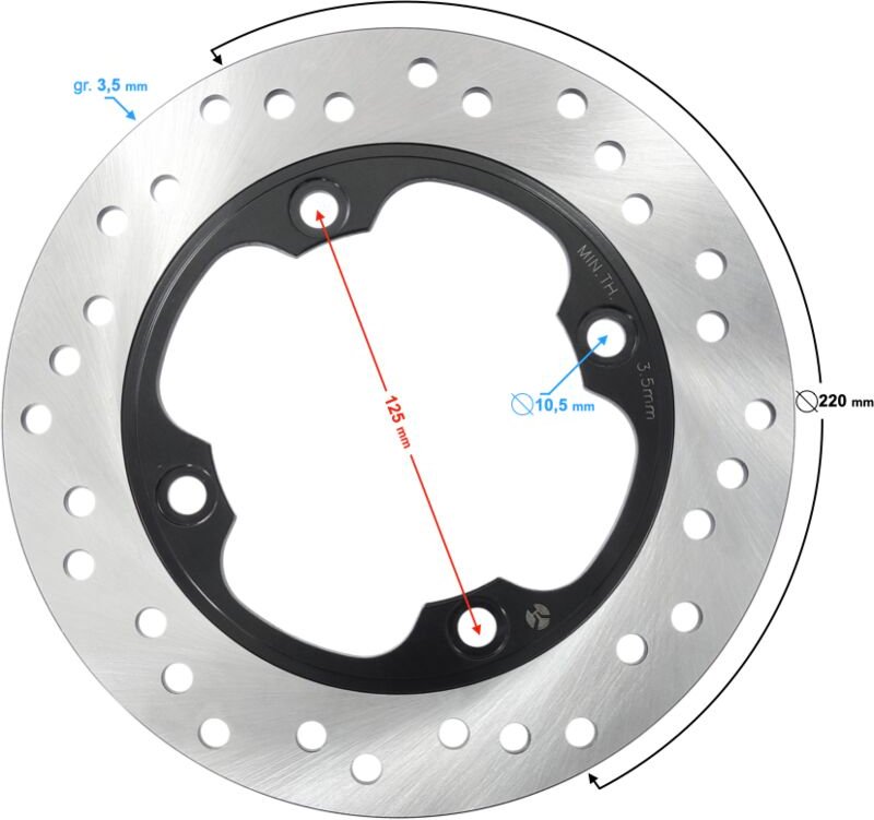 Hinterradbremsscheibe VOGE 125R
