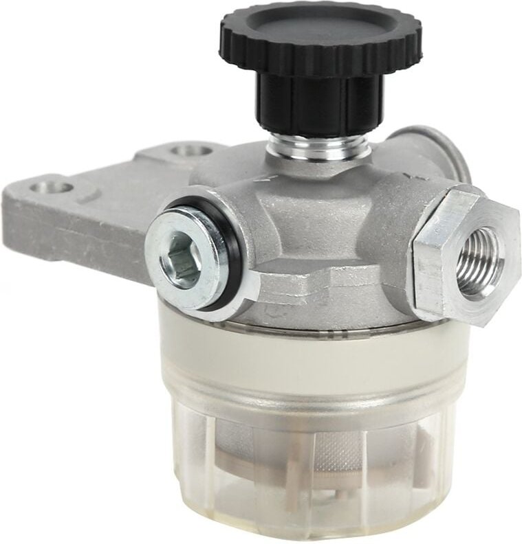 Kraftstofffilter-Wasserabscheider, Kfz-Benzinfilter, Universal-Kfz-Öl-Wasserabscheider mit manueller Zusatzpumpe A000090...