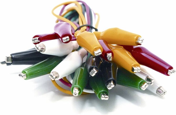 Mueller Electric BU-00287 Messleitungs-Set Klemmanschluss Schwarz, Grün, Rot, Weiß, Gelb 1 Set