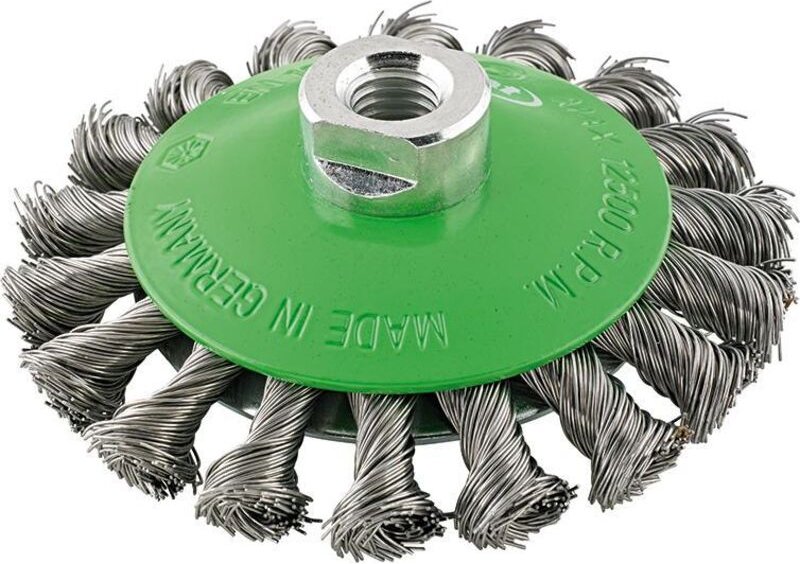 Kegelbürste Rostfrei gezopft M14 115x0,35mm - Format