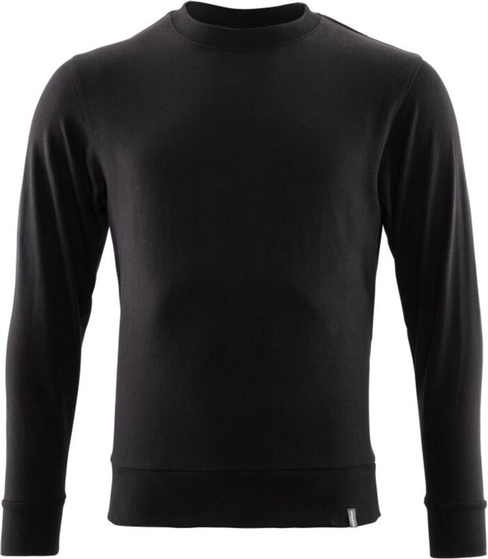 Sweatshirt crossover moderne Passform, Herren 20484 Gr. l schwarz - Mascot