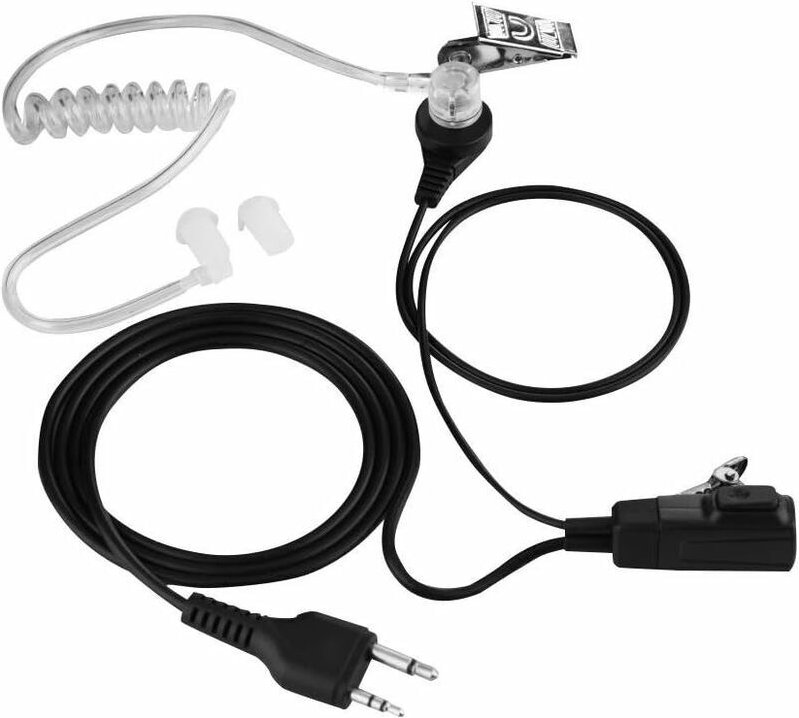 Vtizikl couteurs transparents de scurit PTT pour talkie-walkie Midland