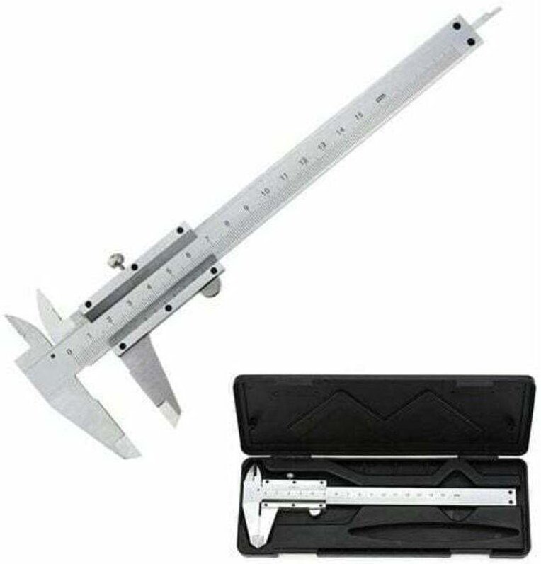 ZVD - Pied à Coulisse , 150mm / 0.02mm Pied à Coulisse Vernier Analogique en Acier Inoxydable, Haute Précision Outil Mic...