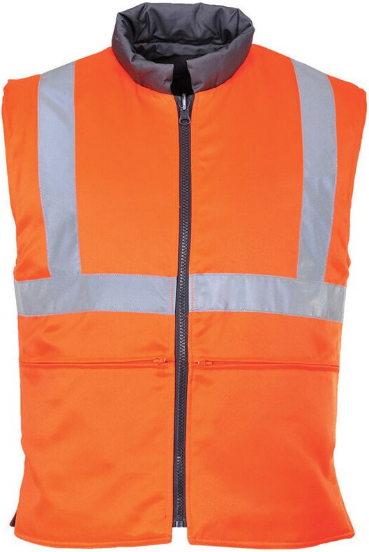 Wende-Wärmegilet Ris Farbe: Orange Größe XXL - Portwest