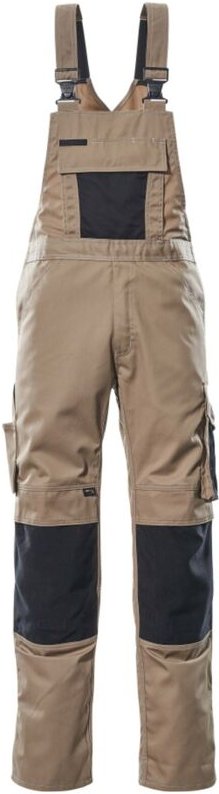 Unique Latzhose Augsburg Gr. 28 hellkhaki/schwarz - Mascot