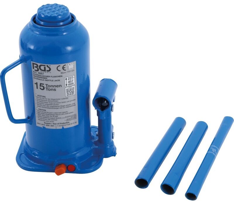 Bgs Technic - Hydraulischer Flaschen-Wagenheber 15 t