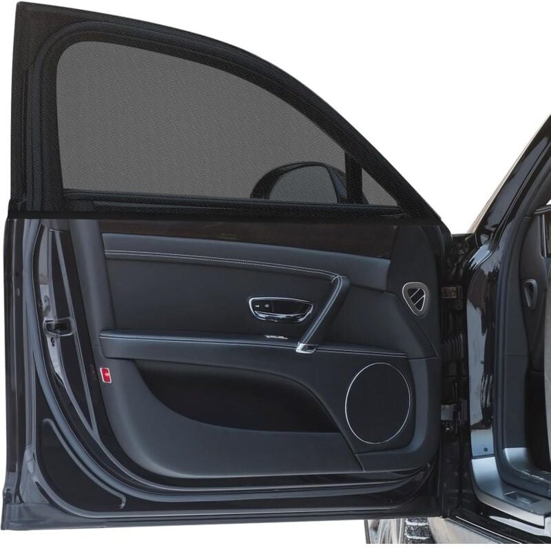 Auto-Sonnenschutz, 2-teiliges Sonnenschutznetz für die Frontscheibe des Autos mit UV-/Blendschutz, Autofenster-Sonnensch...