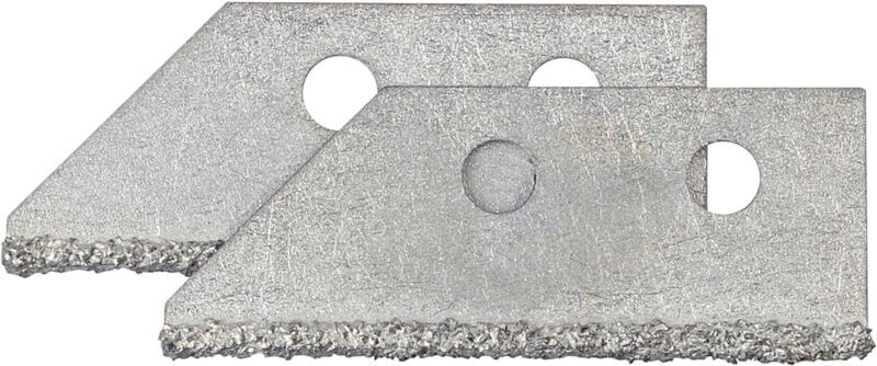 Fugenkratzer-Ersatzklingen Hartmetall 2 Stück Fliesenwerkzeug - Wolfcraft