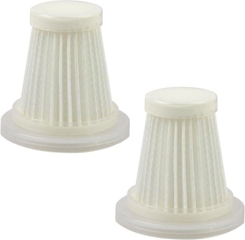 Set mit 2 multifunktionalen Filtern für kabellose Autostaubsauger, waschbar und wiederverwendbar