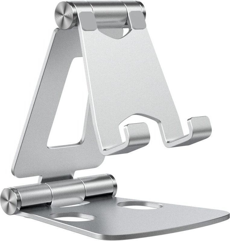Verstellbarer, mehrwinkeliger Handyhalter aus Aluminiumlegierung, tragbarer Smartphone-Tischständer, Handyhalterung, uni...
