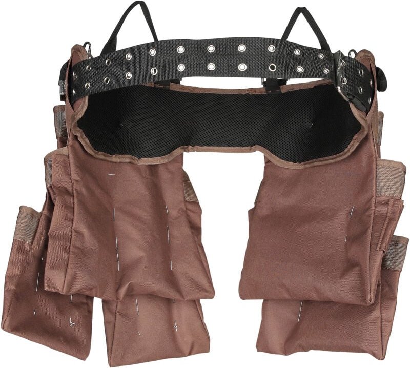 Mophorn Robuster Werkzeuggürtel, 19 Taschen, verstellbar von 81,3 bis 137,2 cm, Polyester-Werkzeugtasche für Elektriker,...