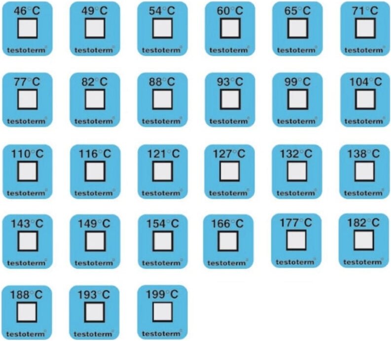 testo testoterm Temperaturmessstreifen 110 °C (max.)