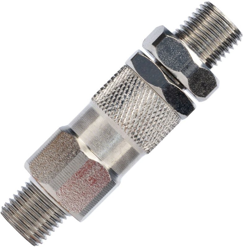 Rosfix Drehgelenk 1/4" AG auf 1/4" AG – 400 bar Edelstahl Für Airless Farbspritzgeräte & Schläuche 60° Kegeldichtung Hoc...