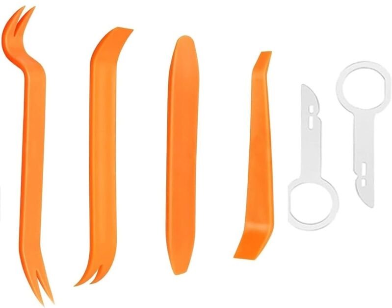 Bluedeer - 6 Stück Hebelwerkzeug Auto, Zierleistenkeil-Set für die Demontage von Auto-Innenraumverkleidungen Werkzeug, A...