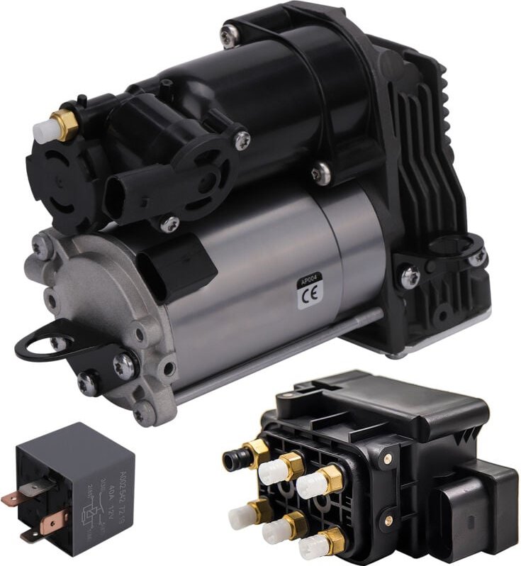 Kompressor Luftfederung + Ventilblock For Mercedes-Benz GL ML Klasse W166 X166