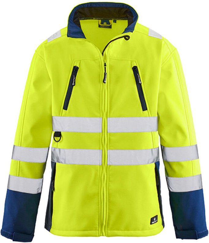 Protect Workwear - 4 Protect JackePittsburgh, Softshell leuchtgelb/navy, Gr. 2XL