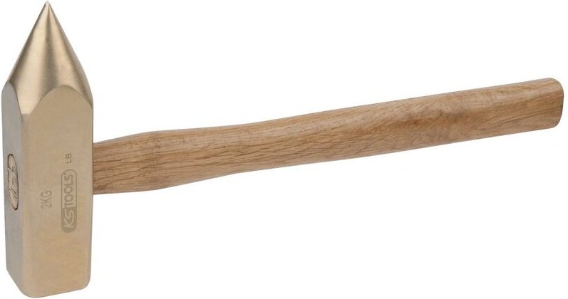 Ks Tools BRONZEplus Loch-/Durchschläger 1000 g, mit Hickorystiel