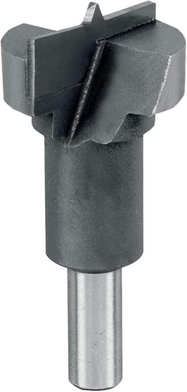 Einhell - kwb Hart-Metall Scharnier-Loch-Bohrer 26 mm für Topf-Scharniere, Made in Germany, brüniert, abgedrehter Schaft