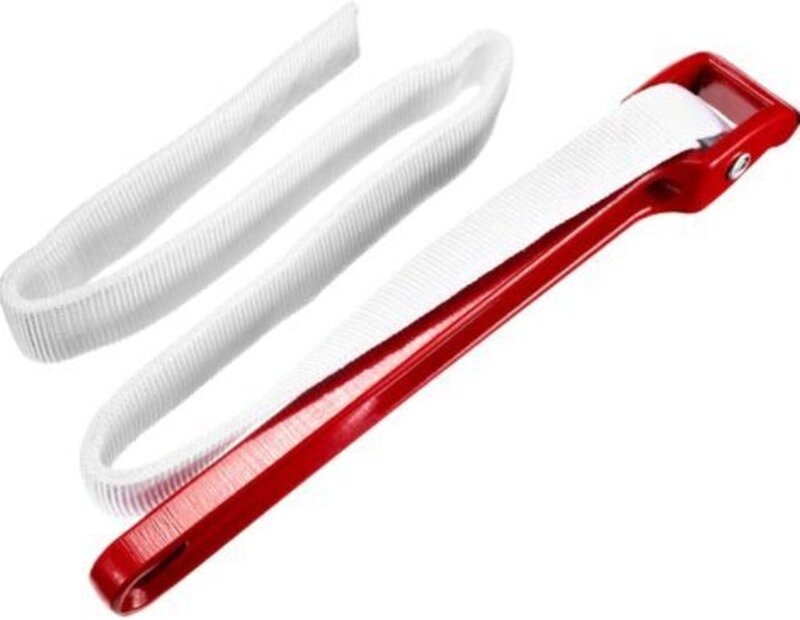 12-Zoll-Gurtschlüssel, Nylon-Gurtschlüssel für Rohre, Ölfiltergriff, Nylongürtel, rutschfestes, festes Handwerkzeug