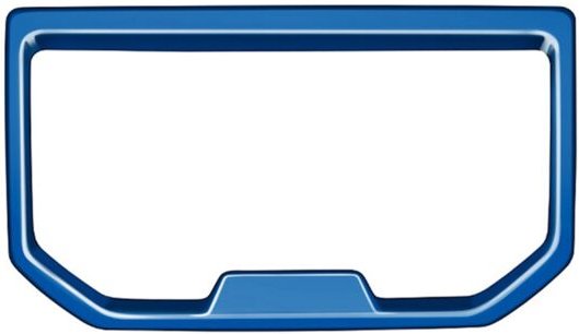 Tlily - Auto Armlehne Box Hinten Wasser Tasse Halter Rahmen Abdeckung Trim Aufkleber für 2024 Auto Zubehör-Blau