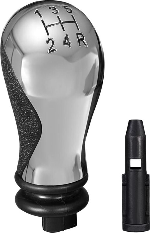 5 Speed Manual Gear Knob for Citroen C5 01-08 Xsara Picasso 1999-2008 - Black and Shiny Chrome OE 2403Y8