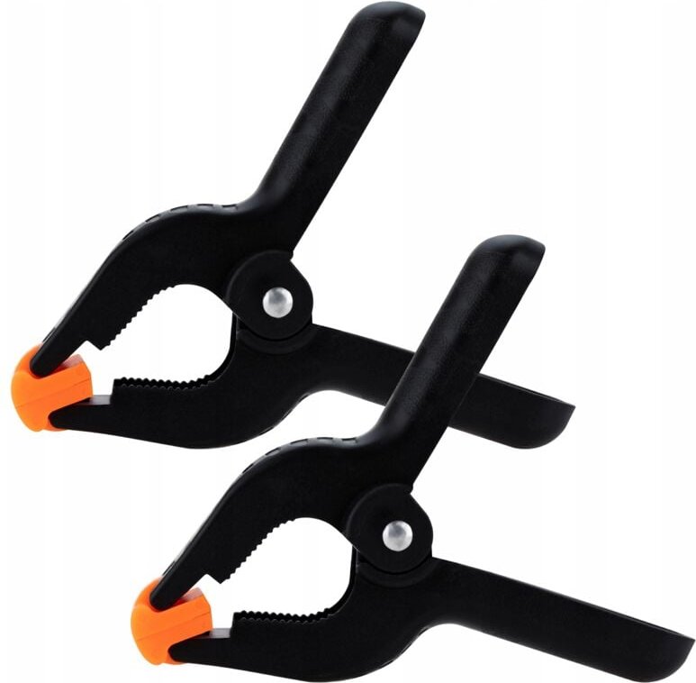 FEDERKLEMME FÜR MODELLBAU, BEFESTIGUNG, ZIMMERARBEITEN, STARKER CLIP 4'' 2 Stk