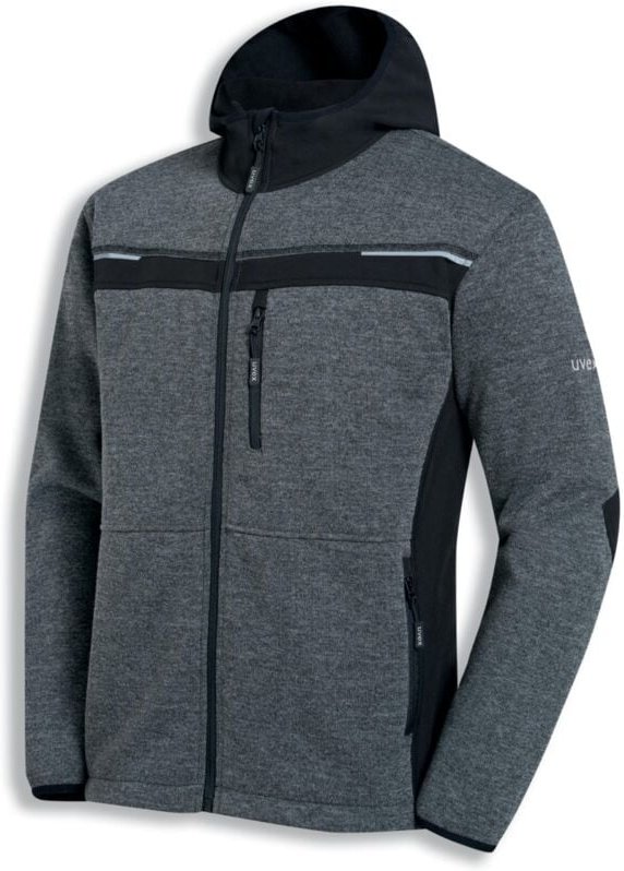 Uvex Perfect Herren-Arbeitsjacke - Dunkelgraue Männer-Softshelljacke - Sportlich & Atmungsaktiv: XL