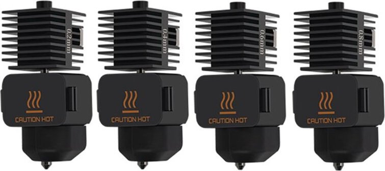 Hotend-Kit für A1 Mini-Düse Hot-End-Montage 0,2/0,4/0,6/0,8 mm 3D-Druckerteile