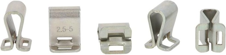 KS TOOLS Fixierklammern-Satz, 2,5-5 mm, 5-tlg ( 118.0097 )