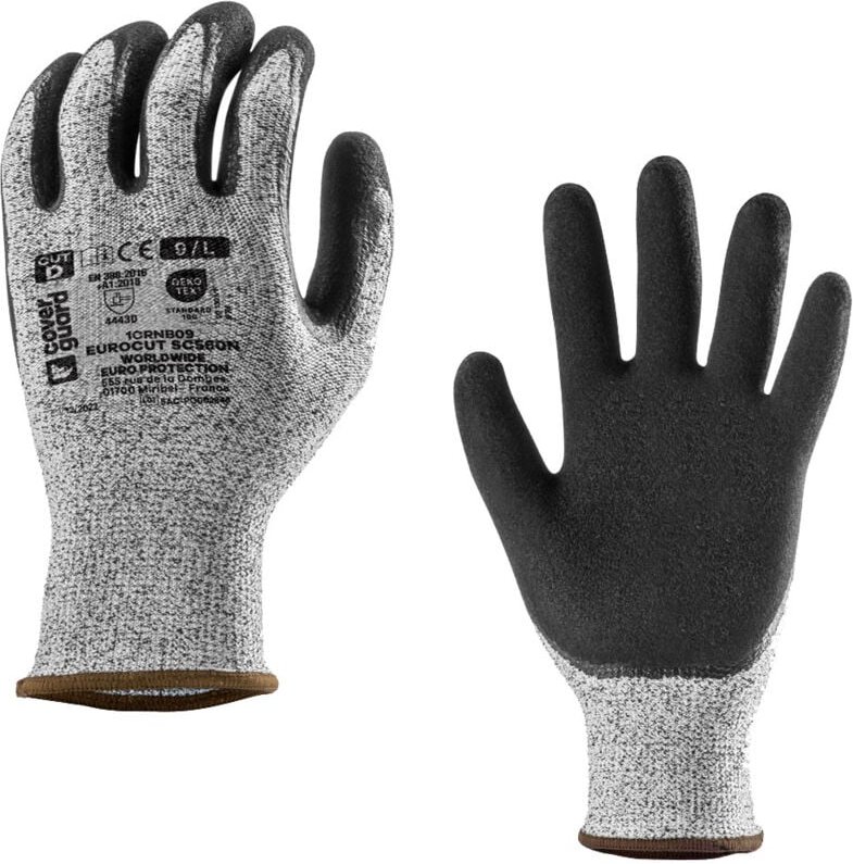 Coverguard Eurocut SC560N schnittfeste Nitril-Arbeitshandschuhe - - Gris