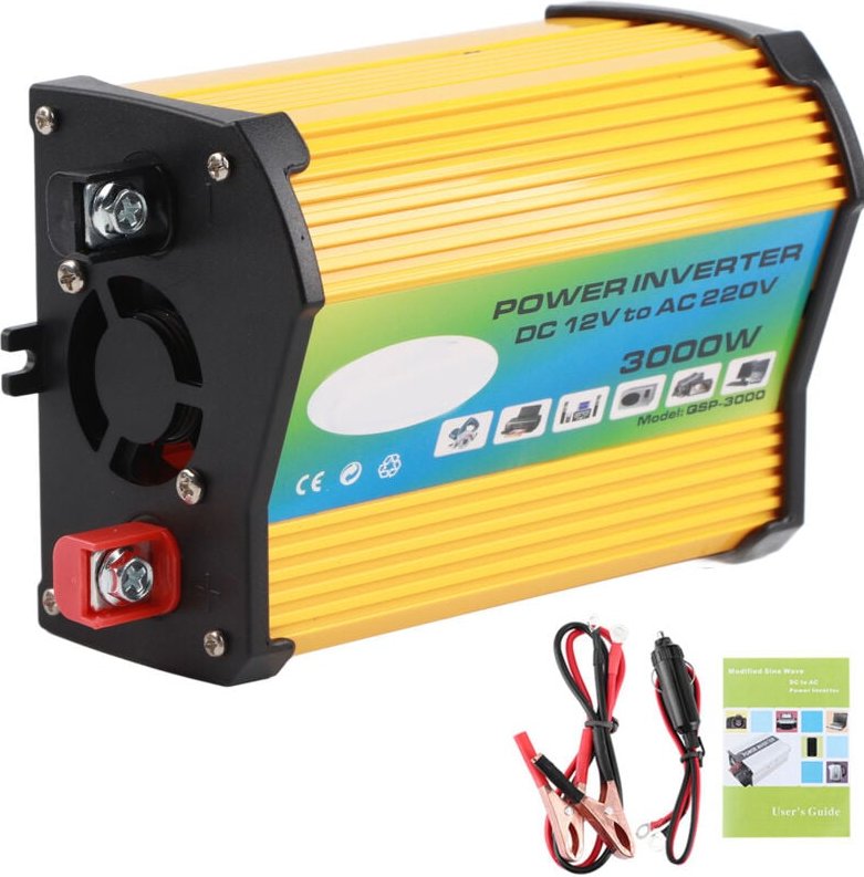 Auto-Wechselrichter, Dual-USB, 300 w, Auto-Stromrichter, modifizierter Sinuswellen-Adapter, 12 v auf 220 v - Ej.life