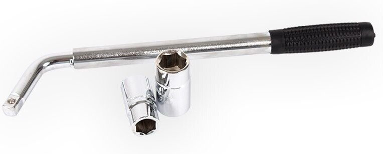 Teleskop-Radmutternschlüssel – Universal-Radmutternschlüssel mit 1/2"-Antrieb und 2 Stecknüssen (17/19 mm und 21/23 mm) ...