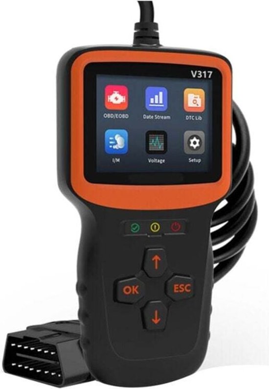 Professioneller OBD2-Diagnosescanner, Motorcode-Lesegerät, Fehlerdiagnosegerät, Fahrzeug-Reset