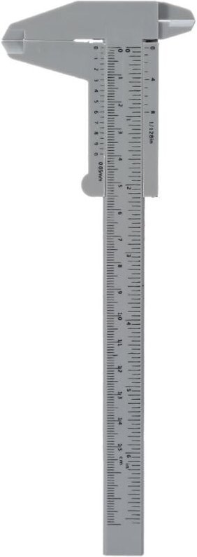 150 mm Mini-Messschieber, Kunststoff-Retro-Messschieber, hochpräziser professioneller Messschieber, Messwerkzeug, Lineal...