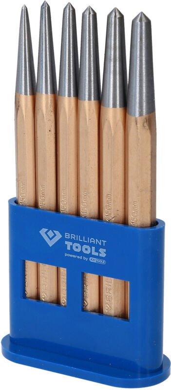 BRILLIANT TOOLS Körner-Satz 6tlg. - BT085080