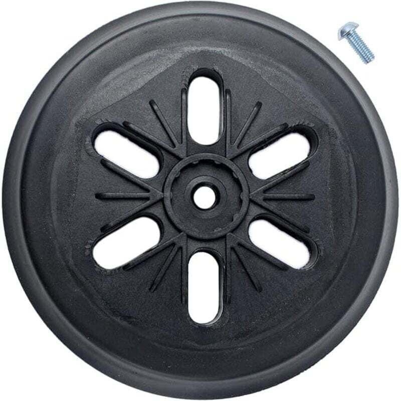 Schleifteller kompatibel mit Bosch GEX 150 AC, PEX 15 AE, GEX 150 Exzenterschleifern (150 mm Durchmesser, mit Schraube)