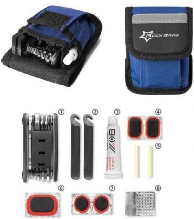ROCKBROS Multitool-Fahrradwerkzeugset, Multifunktionsschlüssel (GJ9809)