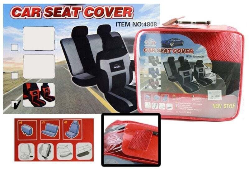Universal-Autositzbezüge, Kopfstützenbezüge vorne und hinten, 4808 - - Ymyny